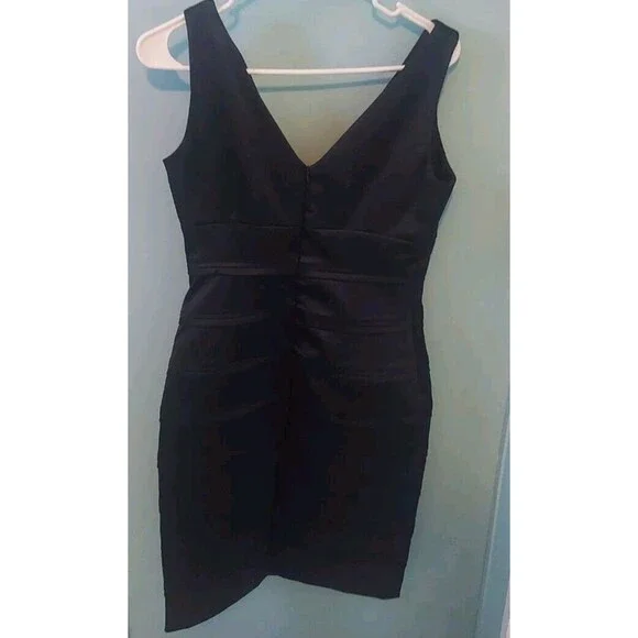 ! American Living Short Black Sleeveless Formal Dress sz 6 - Picture 2 of 7
